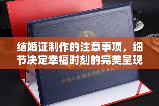柳营结婚证制作的注意事项，细节决定幸福时刻的完美呈现